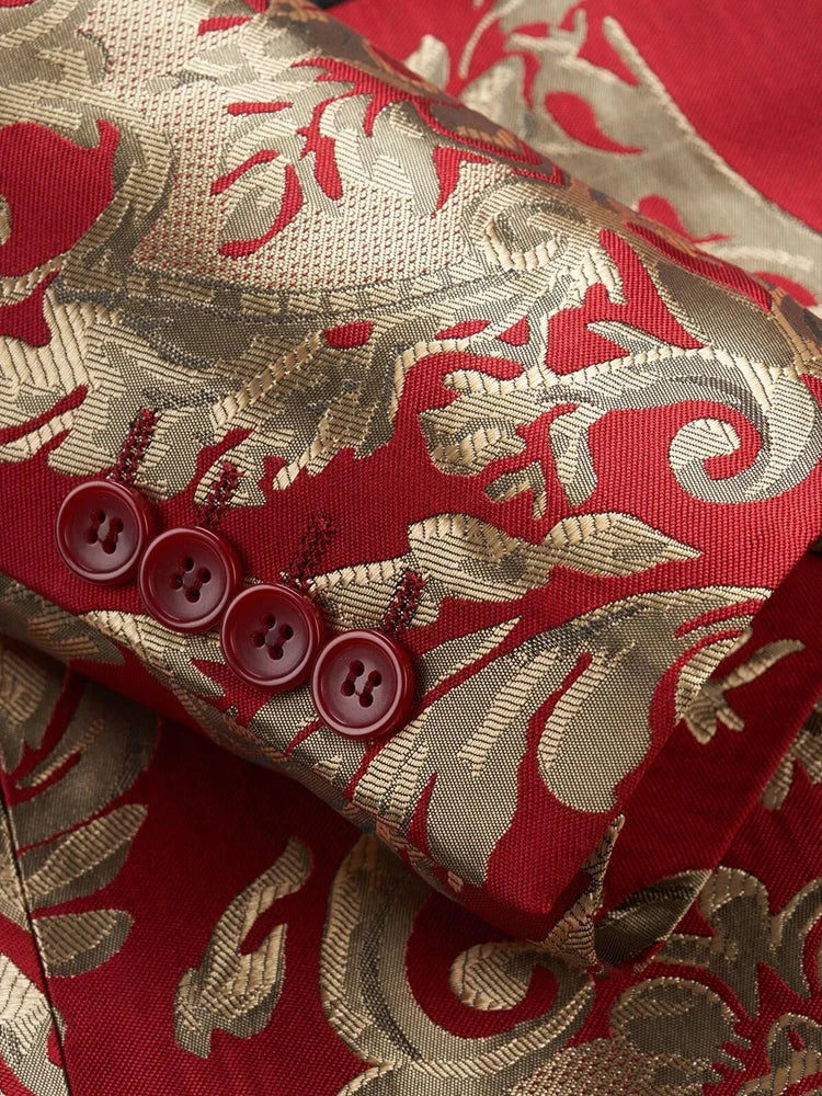 Men's single-piece top, sports jacket, and suit jacket, shawl lapel single-button slim-fitting long-sleeved jacket, evening dres