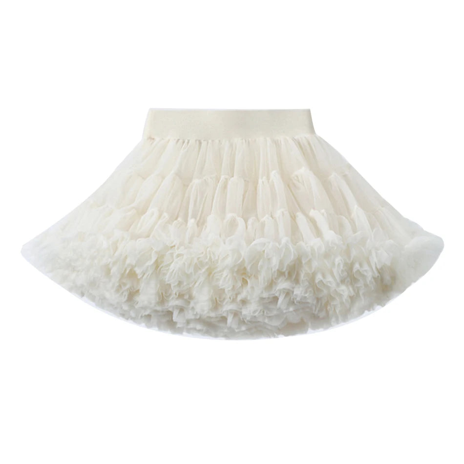 Summer Girls Tutu Luxury Fluffy Princess Skirt Little Girl Birthday Party Clothes Stage Performance Outfits Fashion Streetwear