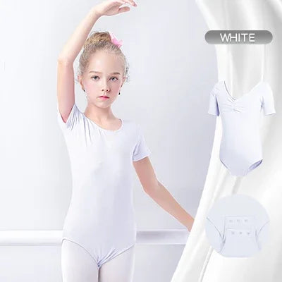 Girls Ballet Leotards Professional Gymnastics Leotard Dance Bodysuits Cotton Dance Leotards Long Sleeve Bodysuit for Dancing