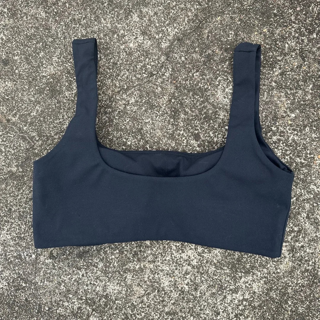Solid Color Hollow back shoulder straps Square collar Gym Yoga Underwear Women  Fitness sport Bra Top Comprehensive Training pad