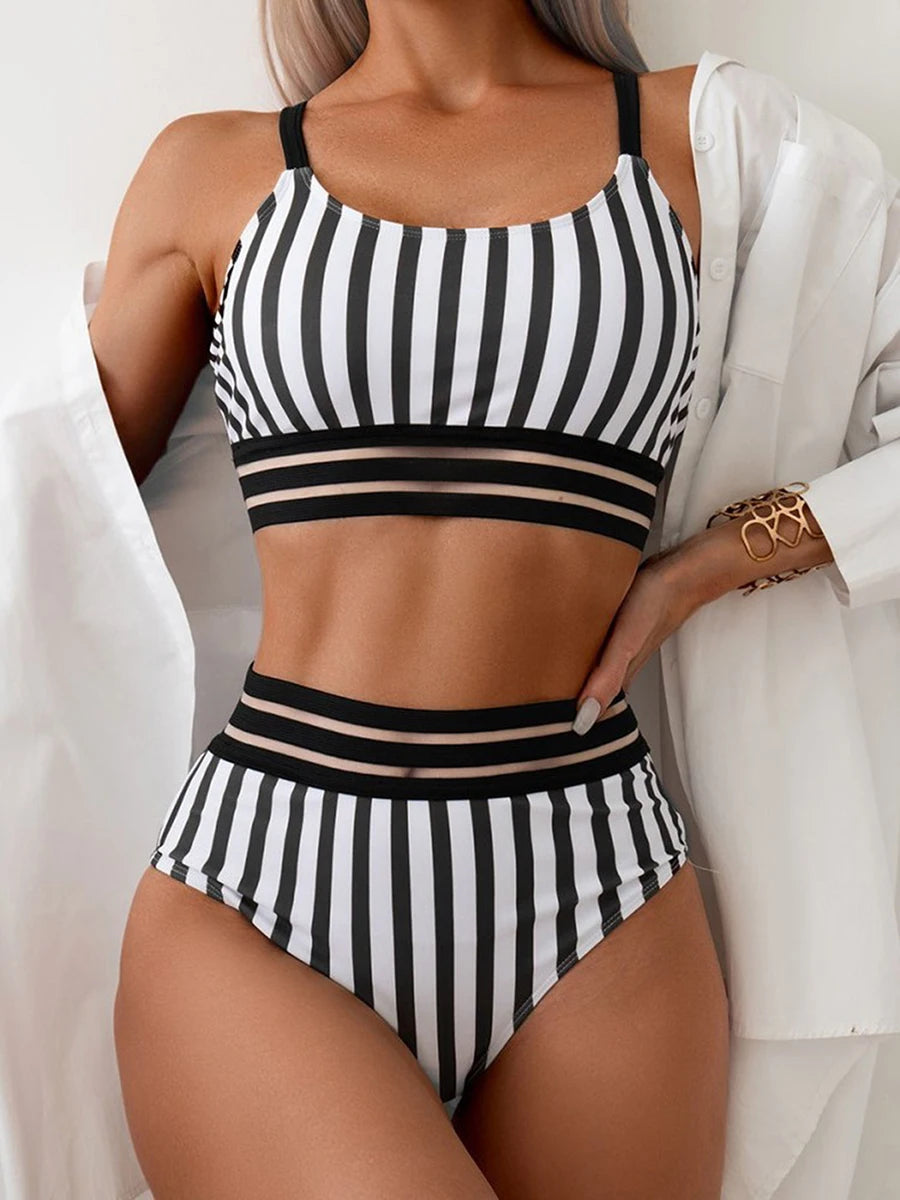 Women s Floral Print Bikini Set V-Neck Halter Bikini Tops Low Rise Bikini Bottoms Swimsuits for Summer Vacation Beach Pool Party