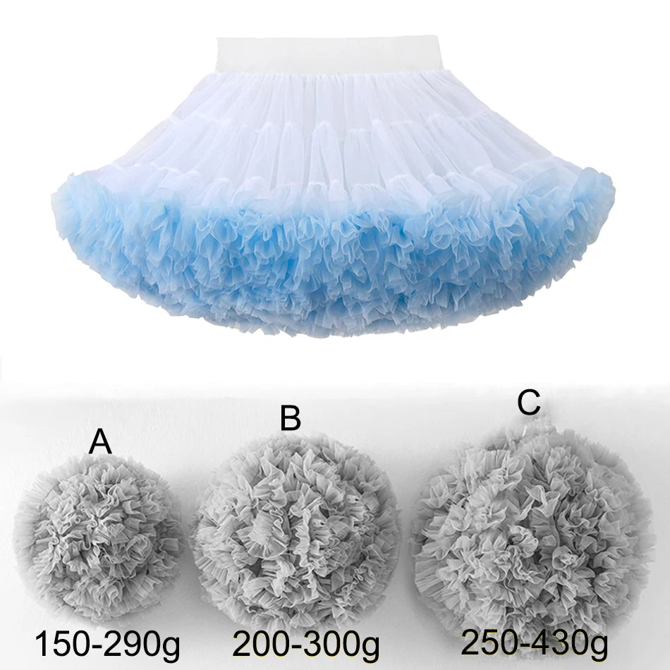 Summer Girls Tutu Luxury Fluffy Princess Skirt Little Girl Birthday Party Clothes Stage Performance Outfits Fashion Streetwear