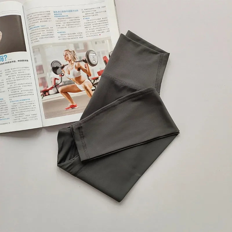 High Waist Sport Leggings for Women, Yoga Leggings, Soft Breathable Sports Tights, Fitness Gym Elastic Pants, High Quality