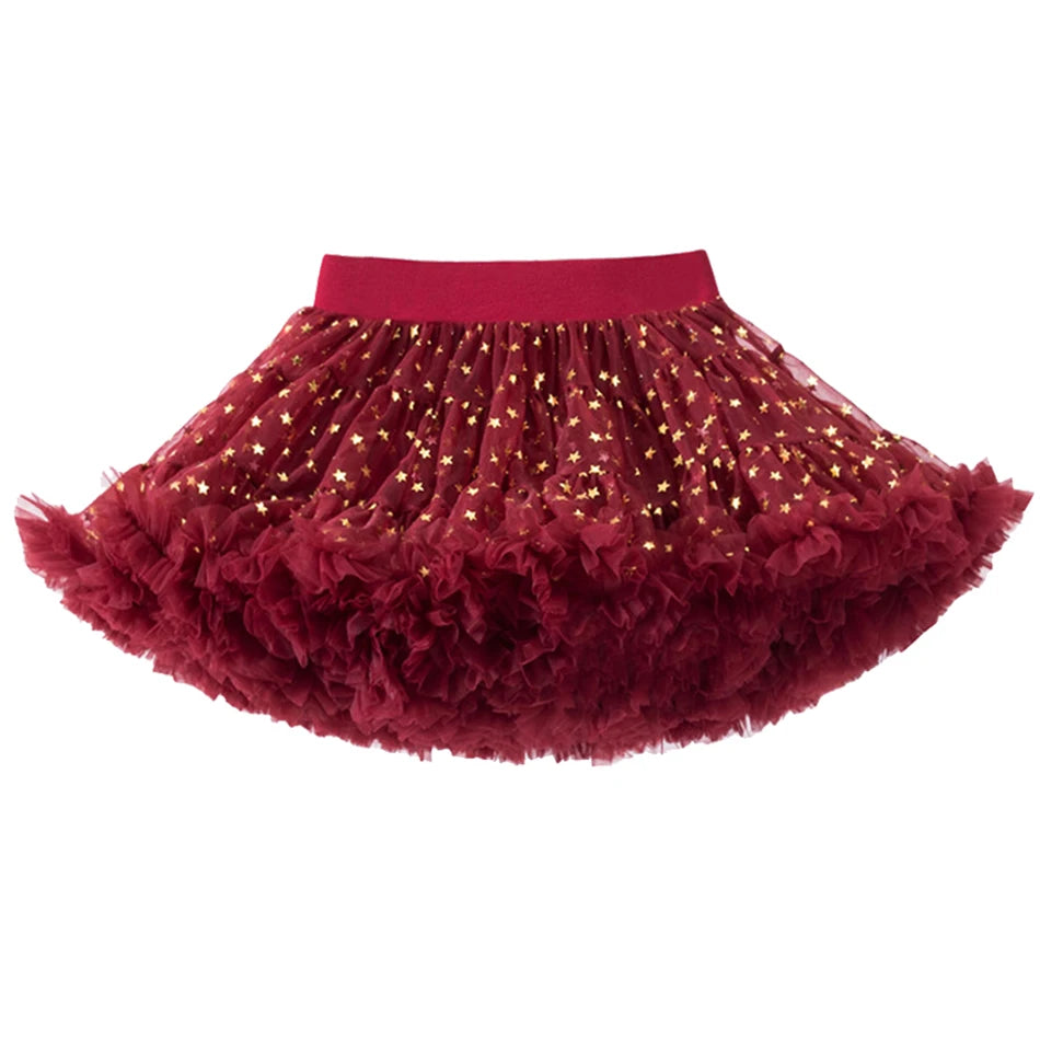Summer Girls Tutu Luxury Fluffy Princess Skirt Little Girl Birthday Party Clothes Stage Performance Outfits Fashion Streetwear