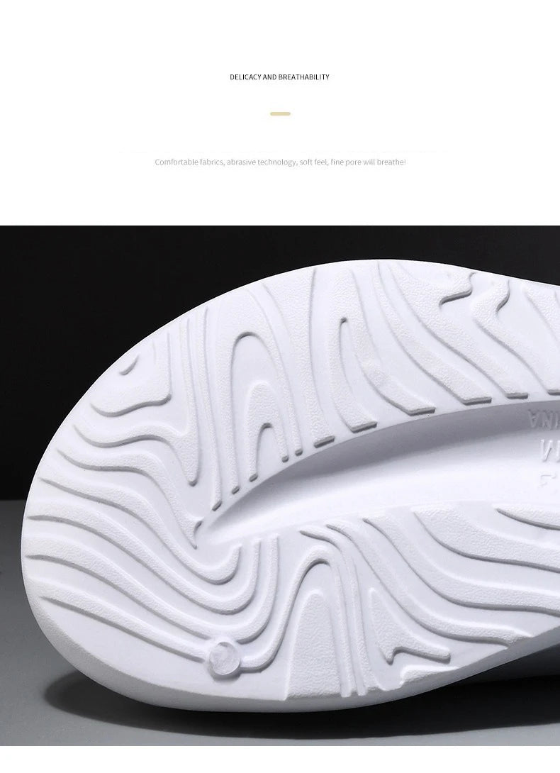 Oulylan Summer Cool Women Men Slippers Soft Sandals Women Beach Casual Shoes Light EVA Slides Men Flip-flops Men's Sandals