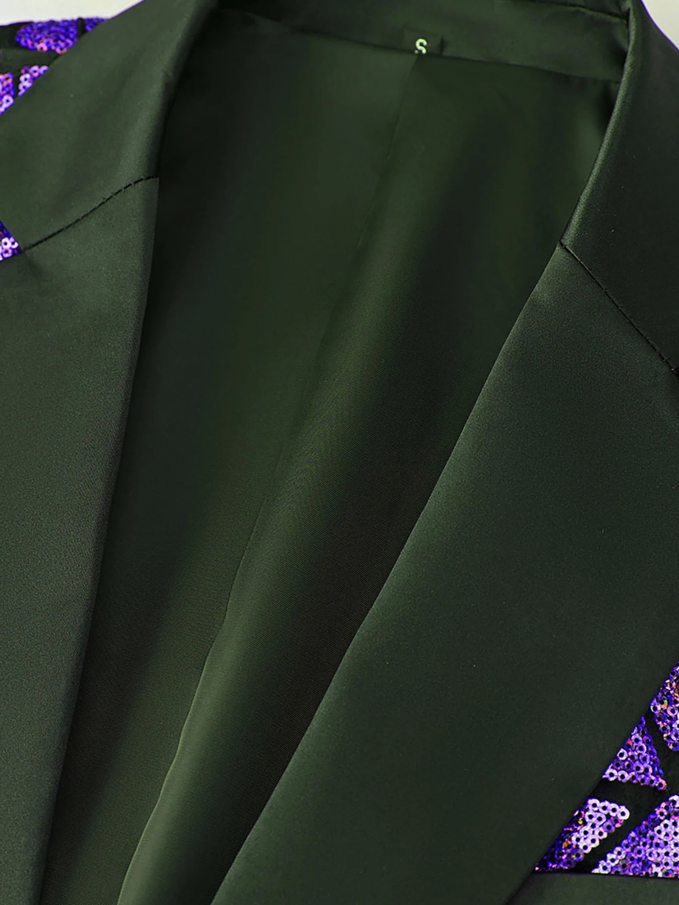 Men's Luxury Laser Sequin Blazer Jacket Shawl Lapel One Button Shiny Groom Wedding Party Suit Tuxedo Nightclub Host Mirror Coat