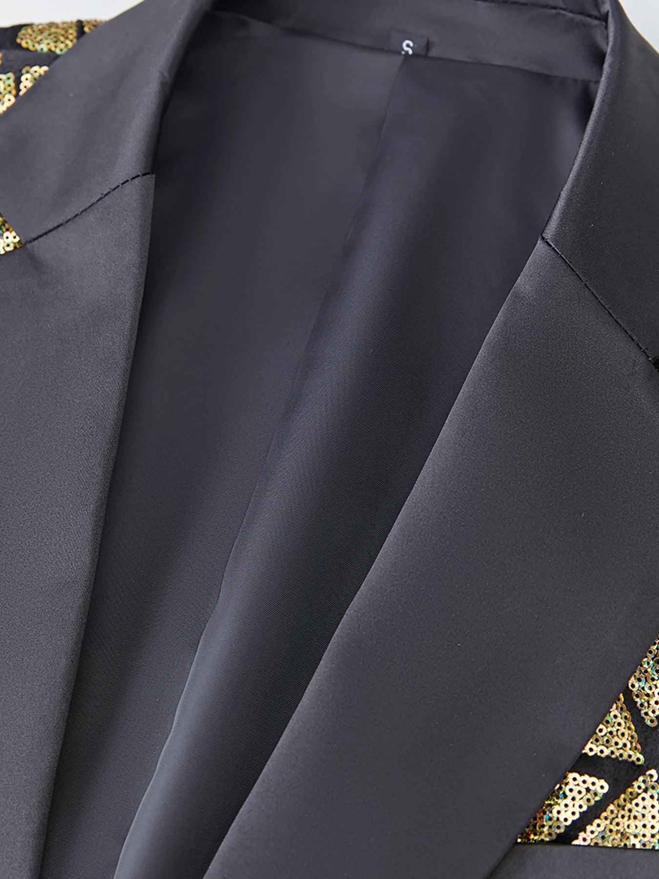 Men's Luxury Laser Sequin Blazer Jacket Shawl Lapel One Button Shiny Groom Wedding Party Suit Tuxedo Nightclub Host Mirror Coat