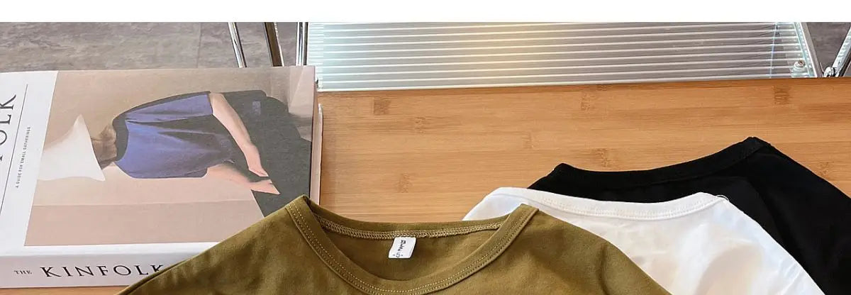 Autumn Boys Long-sleeved T-shirt Spring and Autumn 2023 New Children's Solid Color Irregular Bottoming Shirt Baby Inner Tops