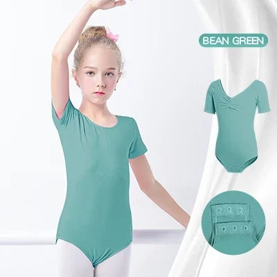 Girls Ballet Leotards Professional Gymnastics Leotard Dance Bodysuits Cotton Dance Leotards Long Sleeve Bodysuit for Dancing