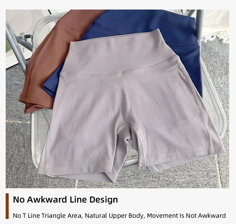 Women Yoga Shorts High Waist Workout Shorts Fitness Yoga Lift Butt Fitness Ladies Yoga Gym Running Short Pants Sportswear