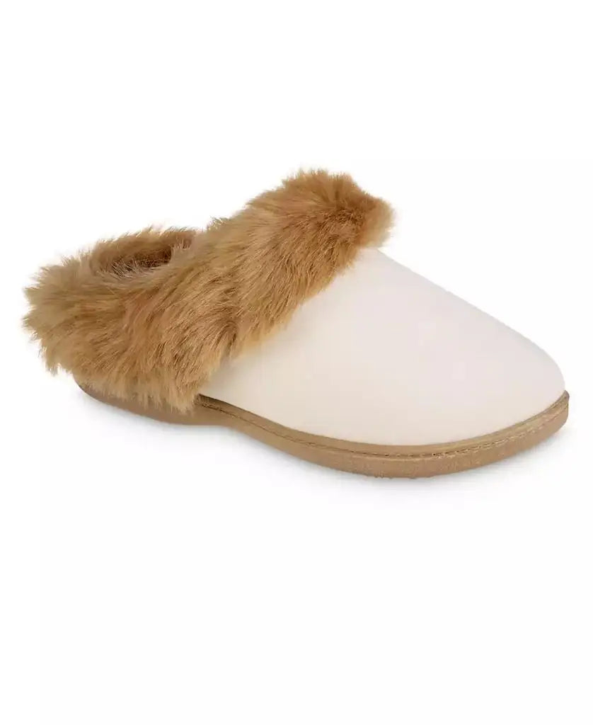 Isotoner Signature | Women's Velour Valerie Comfort Hoodback Slippers