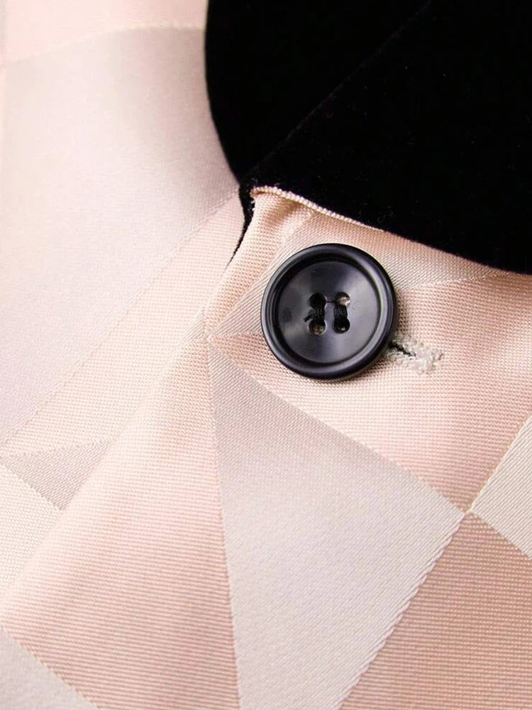 Mens Suits Tuxedo Suit Set Slim Fit 2 Piece Luxurious Party Dinner Jacket Pants