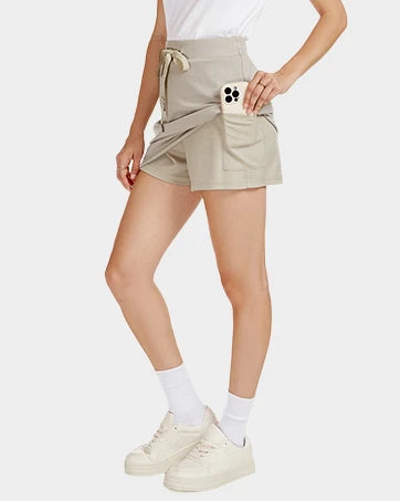 Womens Two Piece Skirt Sets Tennis Outfits Casual Cap Sleeve Lapel Shirt Summer Athletic Sport Short Skort Set