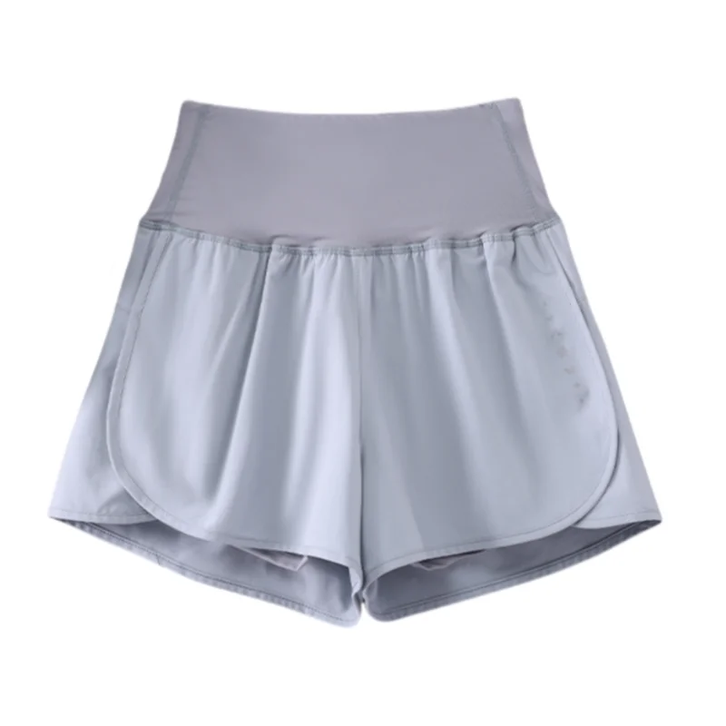 Women Yoga Shorts High Waist Double Layer Running Gym Shorts With Pocket Summer Sportswear Fitness Clothes Jogger Short New