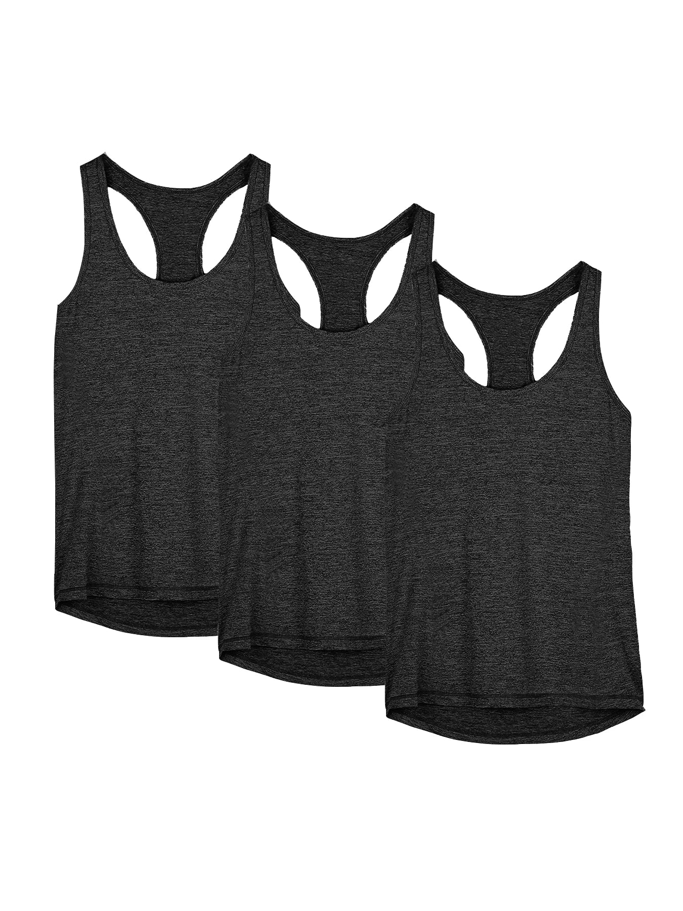 3 Pcs Women Sport tank Tops Loose Yoga Tops Quick Dry Workout Sport Tops For Women Fitness Sport Yoga Shirt