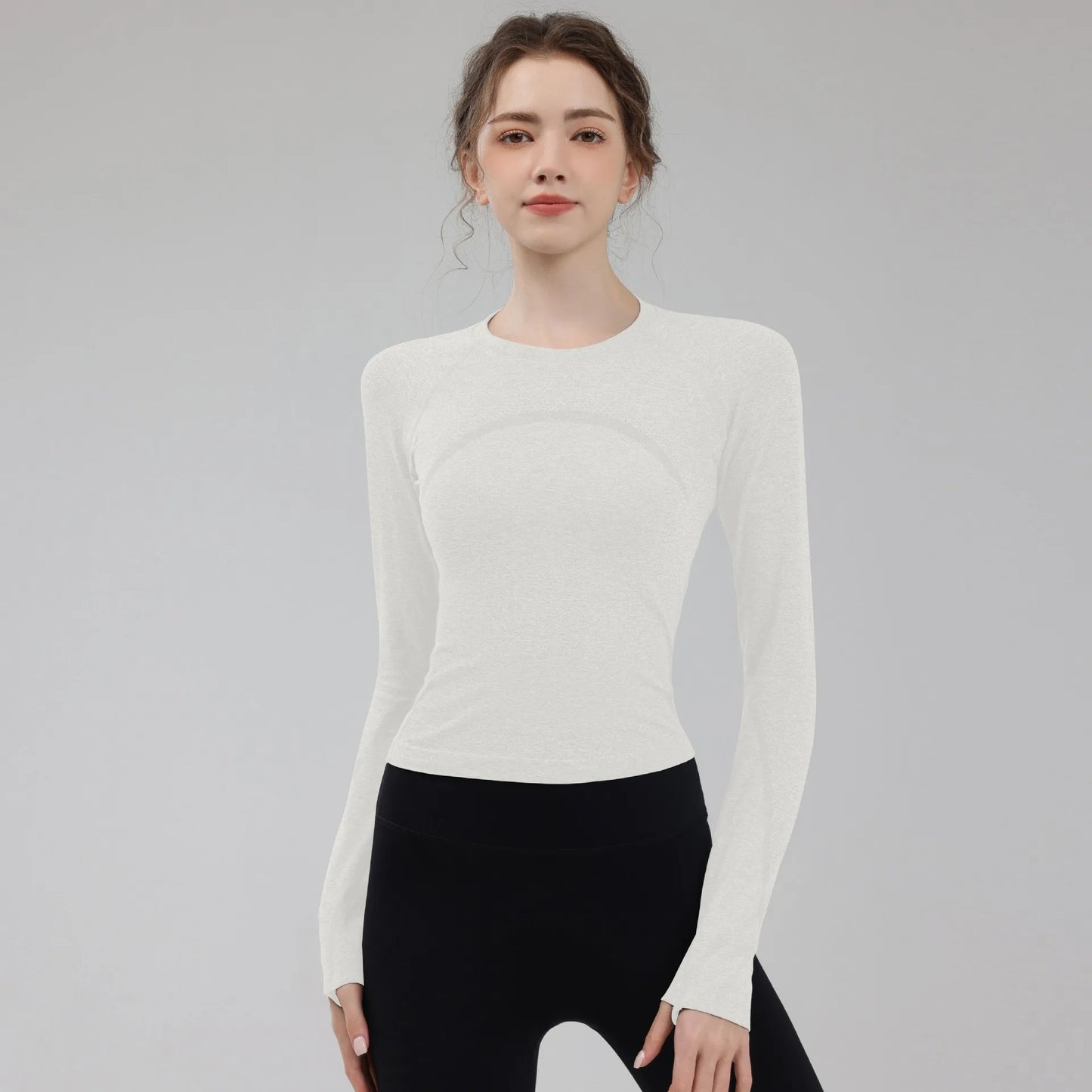 Women's Long Sleeve Yoga Shirts Sport Top Fitness Gym T-shirt Running Jersey Fitness Blouse Sports Clothing