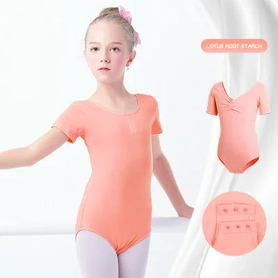 Girls Ballet Leotards Professional Gymnastics Leotard Dance Bodysuits Cotton Dance Leotards Long Sleeve Bodysuit for Dancing