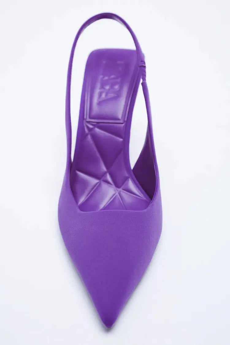 Oulylan High heeled Sandals  Women's Shoes Fashion Pumps Pointed Toe High Heels Shallow Women's Sandals Shoes for Women