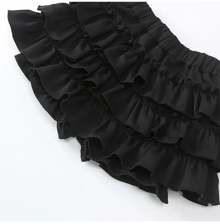 Summer Baby Girls Cake Skirts Solid Elastic Waist Children Girl Pleated Skirts High Quality Preppy Style Junior Girl Dance Skirt
