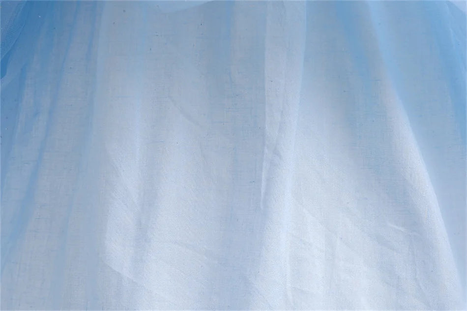 Elsa Summer Princess Dress Girls Cosplay Masquerade Party Vestidos Kids Birthday Clothes Children Carnival Halloween Gown