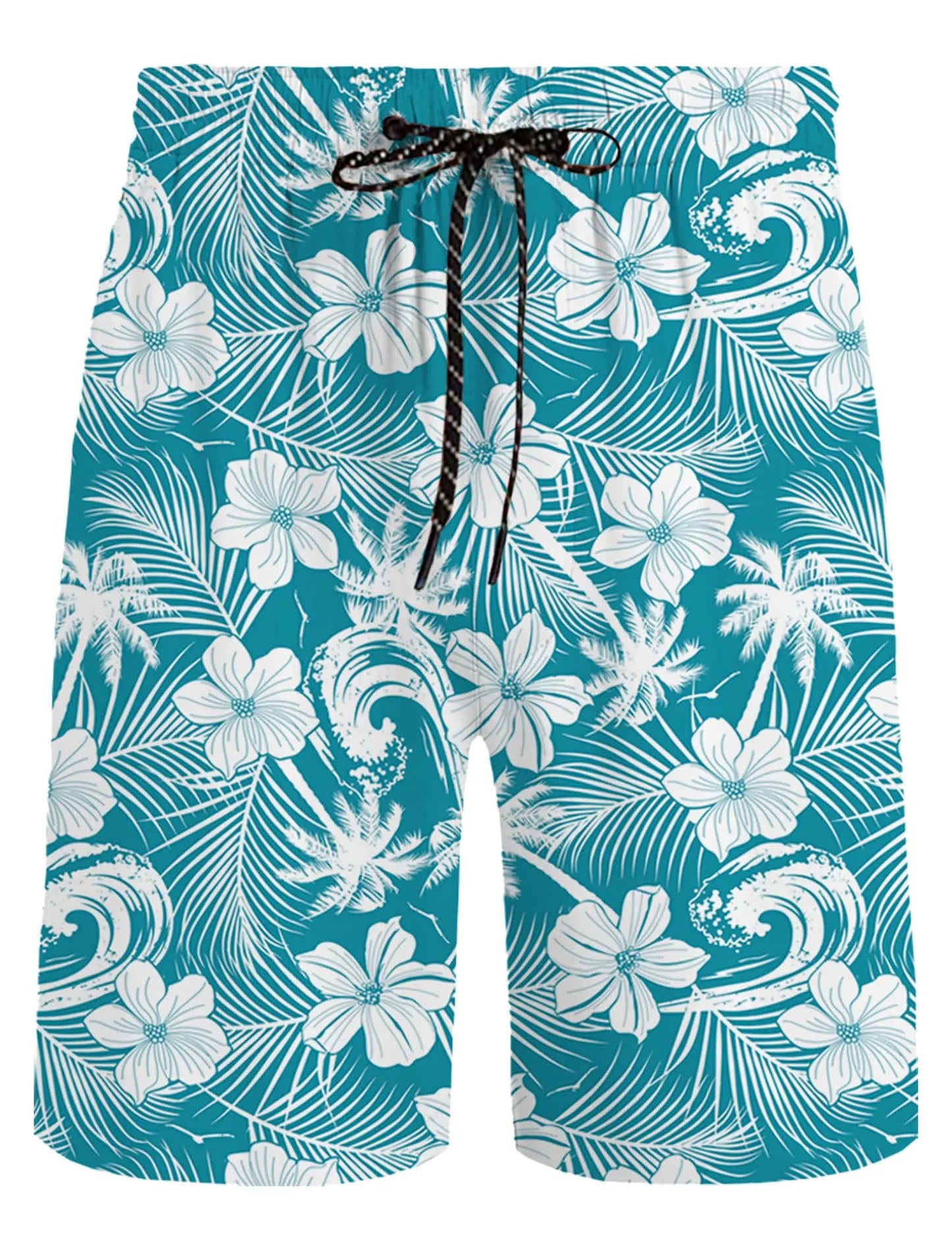 KYKU Mens Hawaiian Shirt and Short Set - Summer Short Sleeve Button Down Beach Shirts Tropical Vacation 2 Piece Outfits