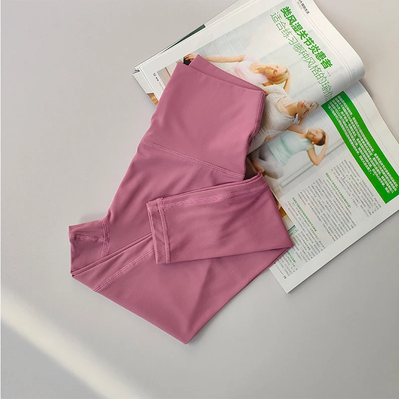 High Waist Sport Leggings for Women, Yoga Leggings, Soft Breathable Sports Tights, Fitness Gym Elastic Pants, High Quality