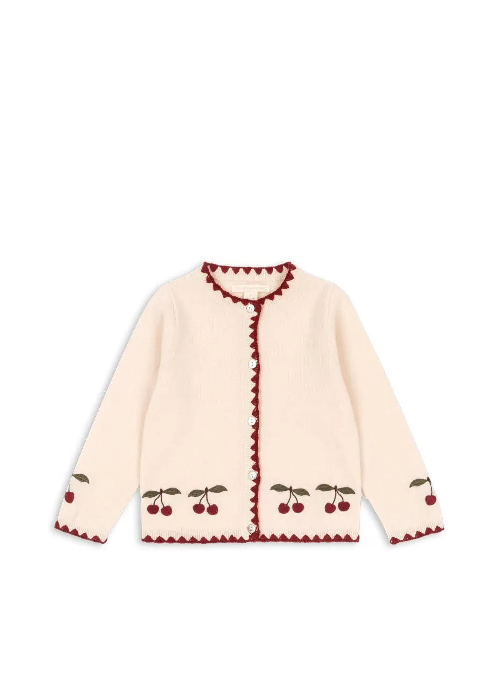 Konges Slojd Winter Baby Girls Cherry Knitted Dress Cardigan Sweaters Kids Clothes Girls Knitwear Denim Dress Coats Jeans Suits