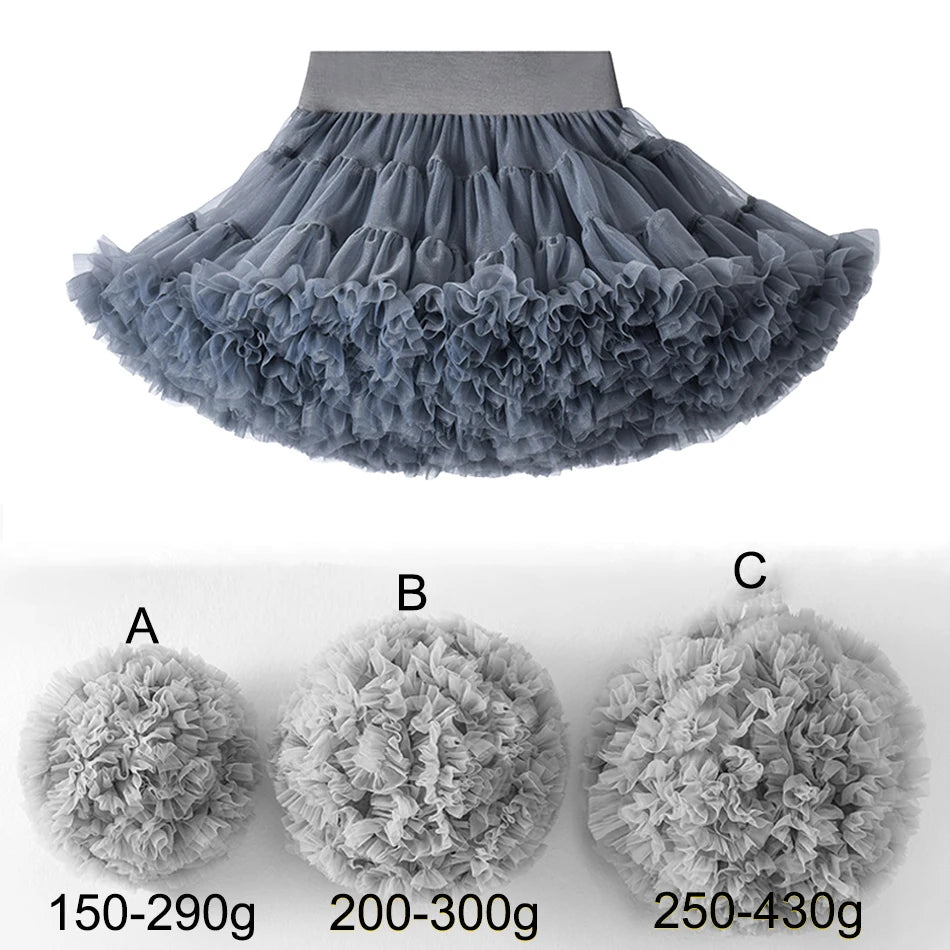 Summer Girls Tutu Luxury Fluffy Princess Skirt Little Girl Birthday Party Clothes Stage Performance Outfits Fashion Streetwear