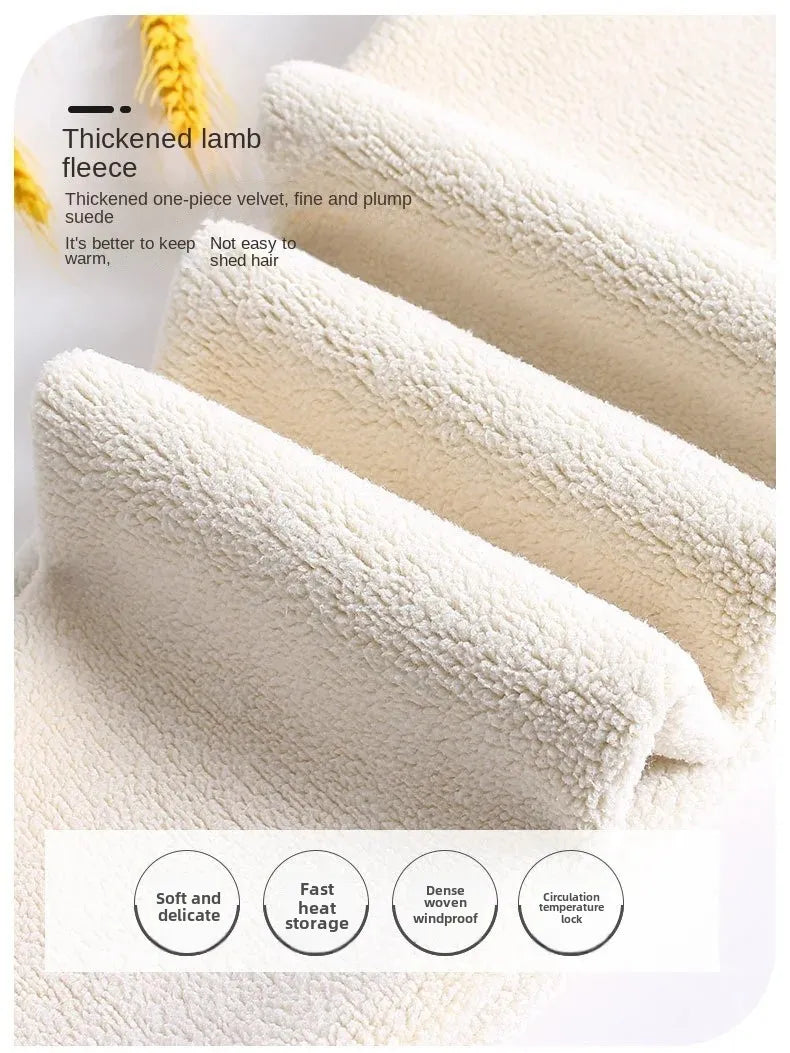 Girls Leggings Boneless Fleece Thickened Autumn Winter Fleece Pants Children's Leggings Winter Solid Color Trousers Outer Wear