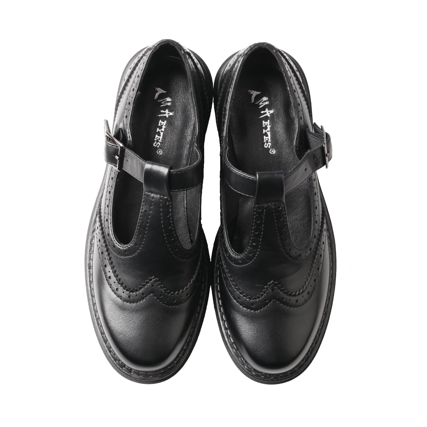 TMA EYES Versatile Retro Flat Women's Leather Shoes Breathable Summer Style Simple Design Powder Brushed Fashion Footwear