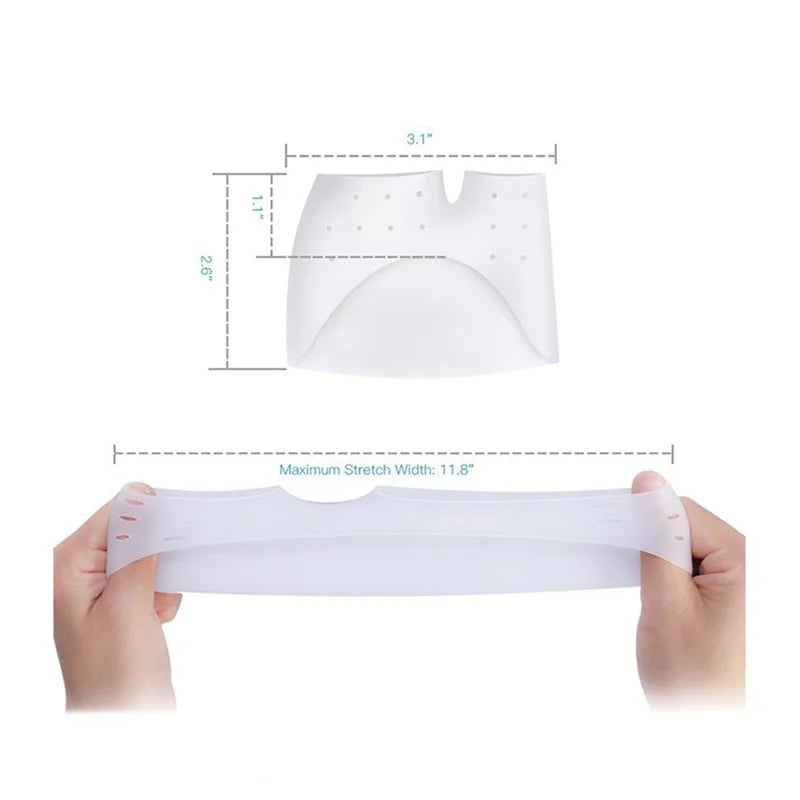1 Pair Girls Women Belly Ballet Half Shoes Split Soft Sole Paw Dance Feet Protection Toe Pad Well Feet Foot