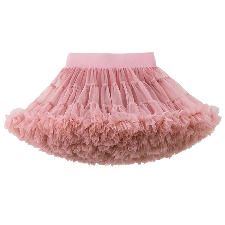 Summer Girls Tutu Luxury Fluffy Princess Skirt Little Girl Birthday Party Clothes Stage Performance Outfits Fashion Streetwear