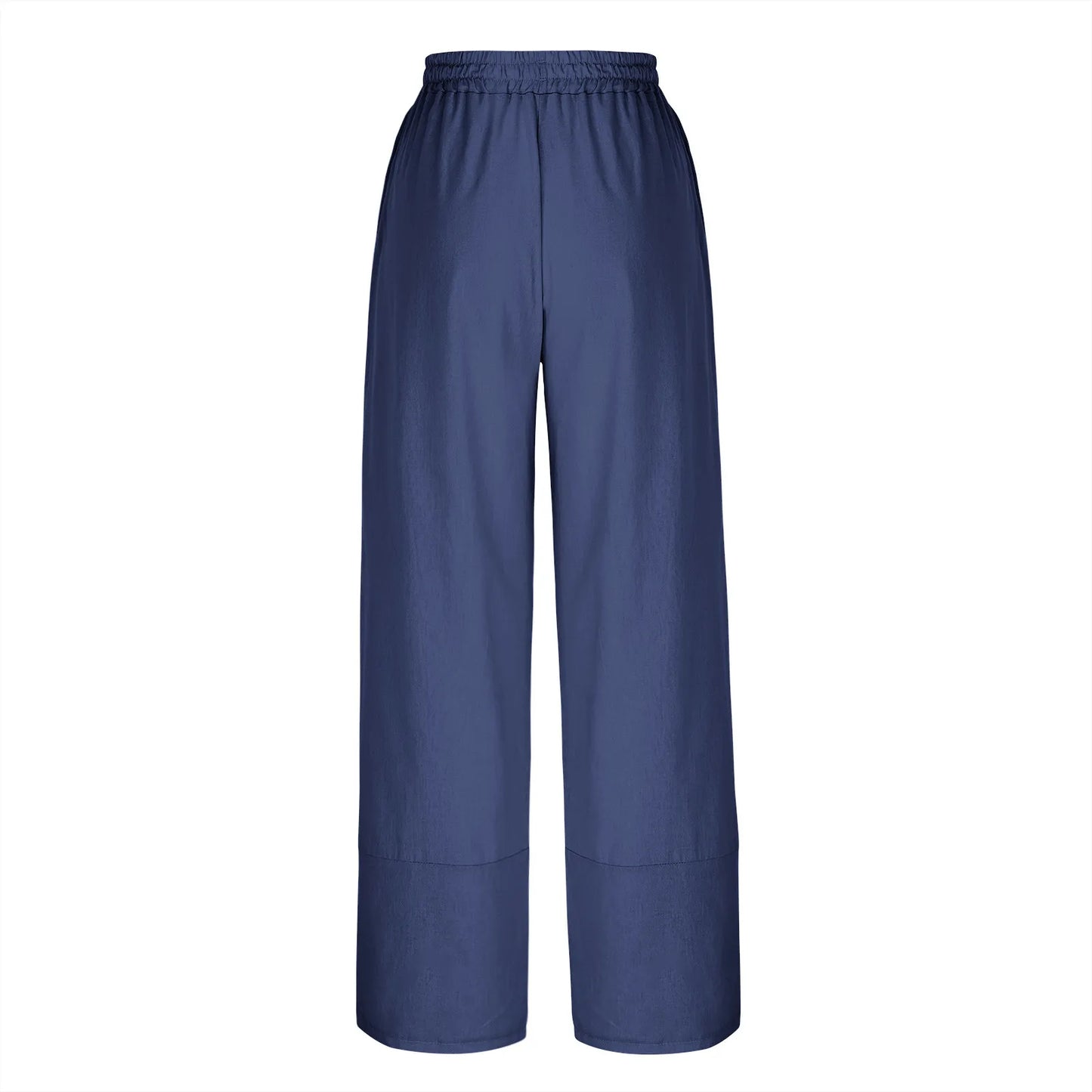 Women'S Fashion Loose Solid Color High Waist With Pockets Athletic Casual Pants Cargo Pants Women Pantalones De Mujer Hot