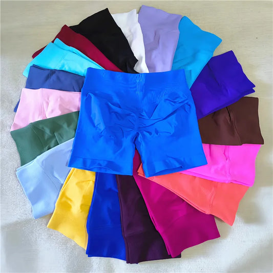 Gym Running Shorts Scrunch Butt Shorts Women Biker Cycling Shorts Seamless Leggings Sexy Athletic Yoga Shorts