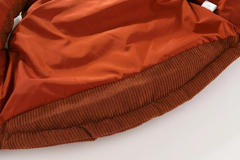 Autumn Winter Boys Girls Cotton Vest Jacket Solid Thick Corduroy Waistcoat For 2-10 Years Kids Birthday Present Child Outwear